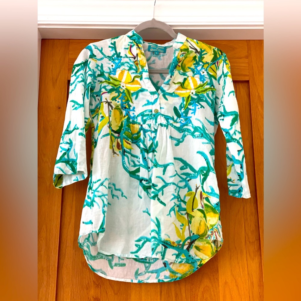 Embroidered Tunic Top